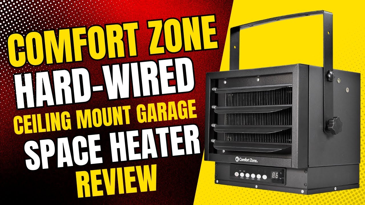 Comfort Zone Hard-Wired Ceiling Mount Garage Space Heater Review