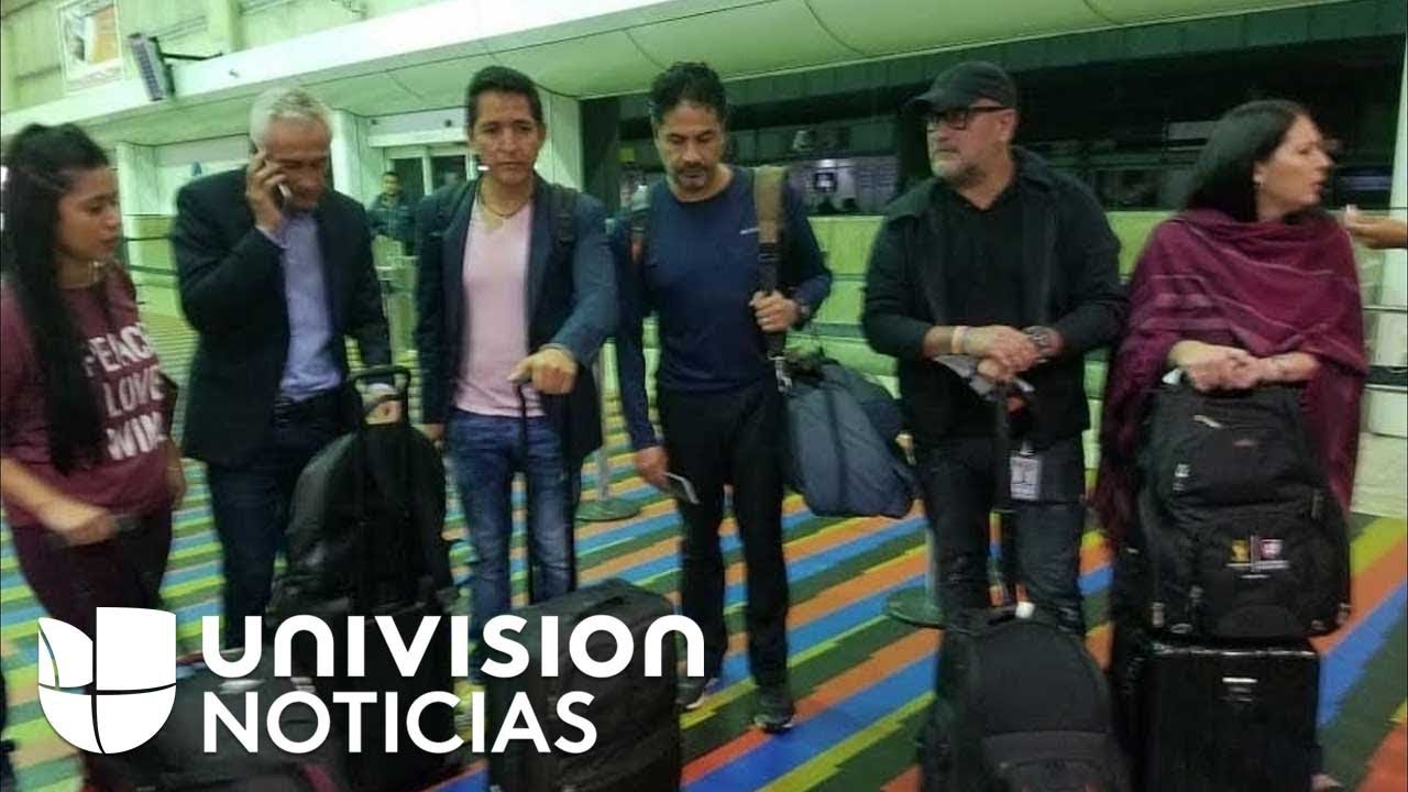 Jorge Ramos y su equipo llegan a Miami tras ser deportados por entrevista con Maduro