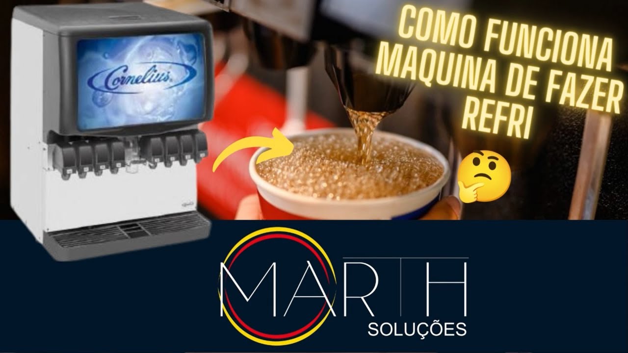 Já ouviu falar na máquina de fazer refrigerante? Conheça o POST MIX a mini fábrica de bebidas!!