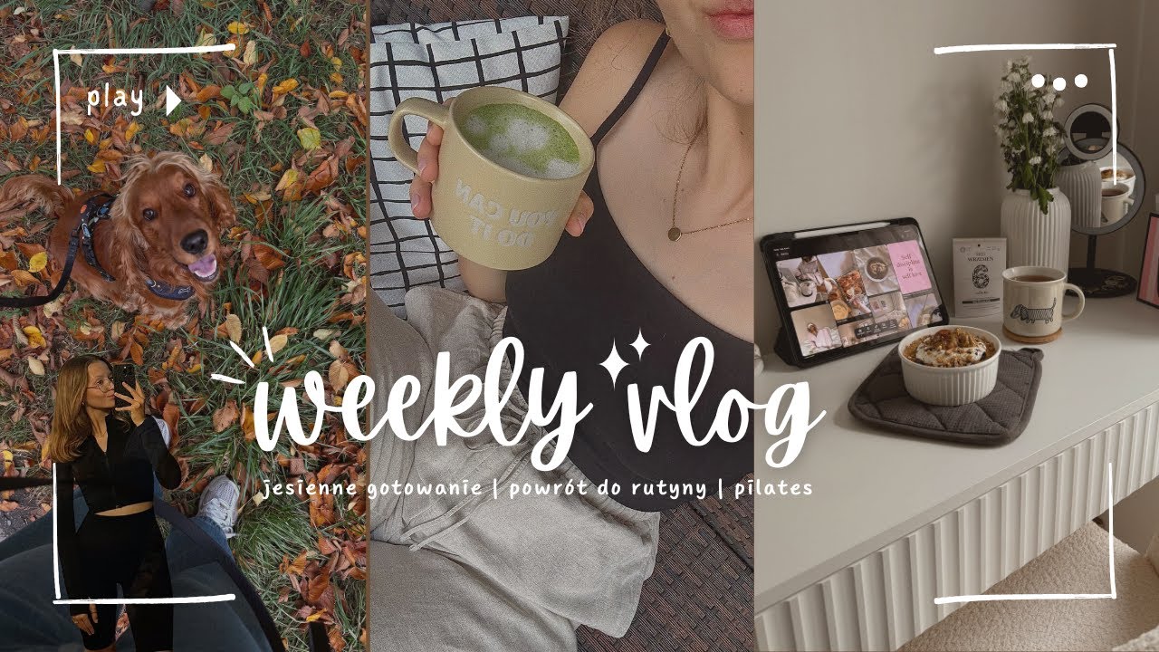 jesienny vlog🍂✨ jesienne gotowanie | powrót do rutyny | pilates
