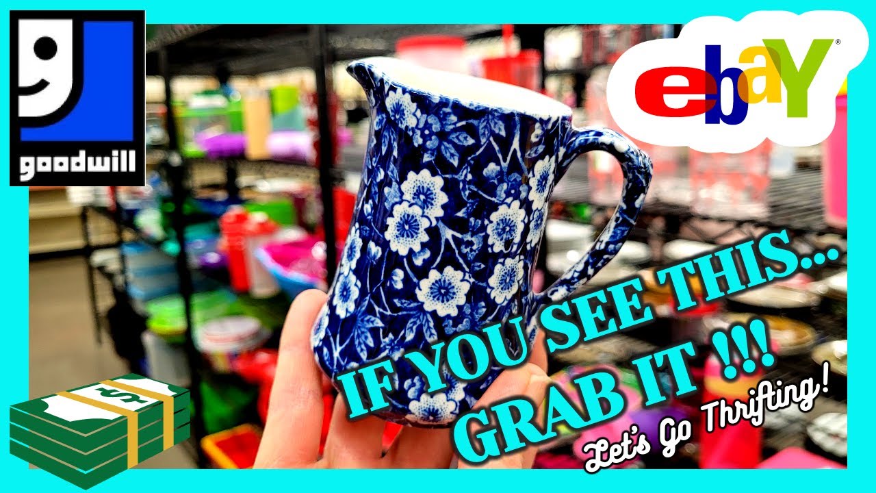 This GOODWILL is a GOLDMINE! / A $4 item LISTED ON EBAY FOR $250?? / THRIFT WITH ME! / Bear & Bandit