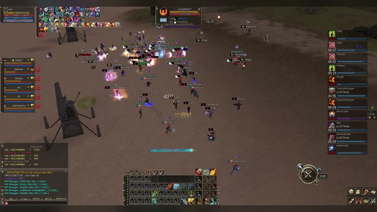 first pvp zone | L2Harmony