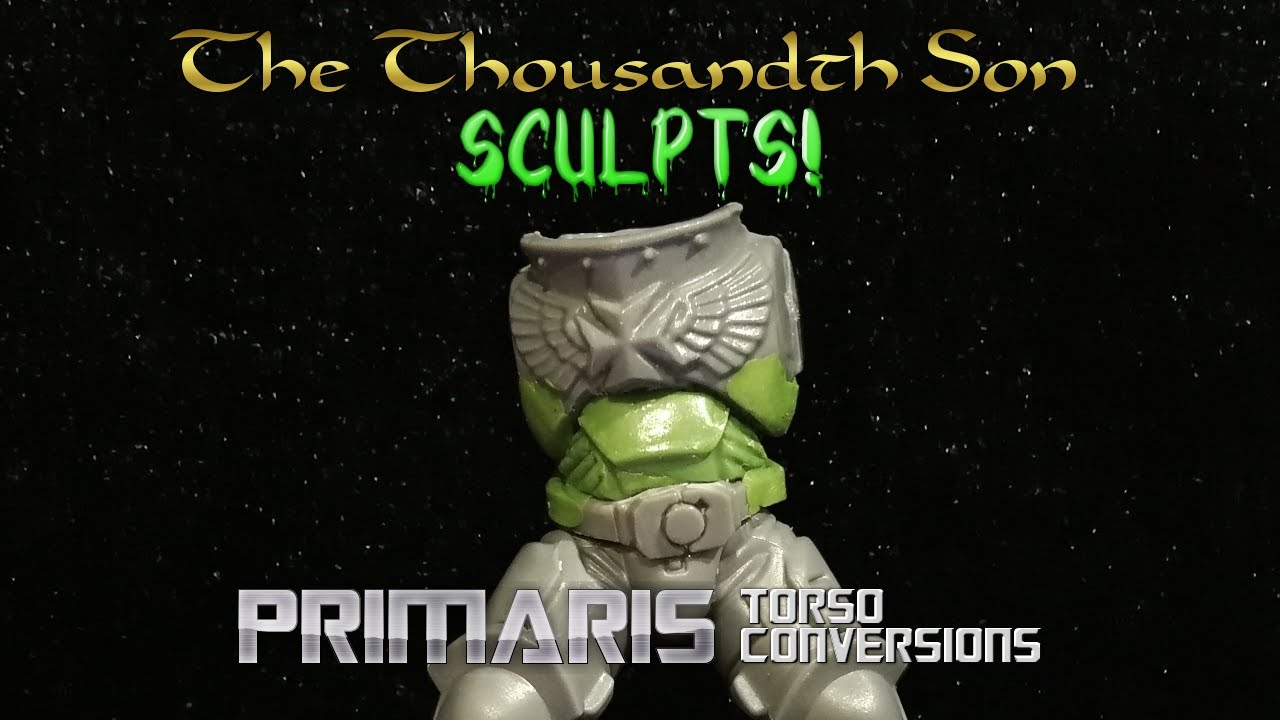 Warhammer sculpting tutorial - Primaris Space Marine Torso Conversion