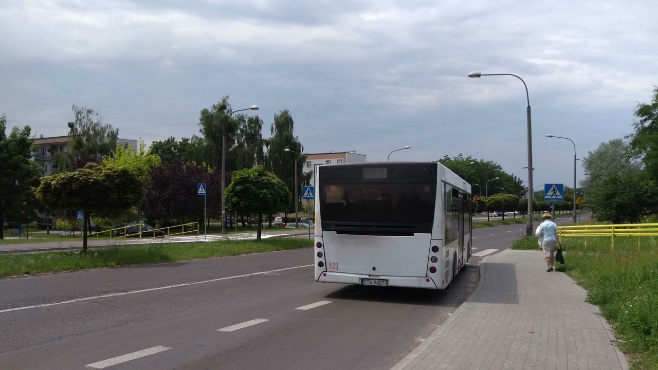 MAZ 206.067/085 #123 - Nowak Transport Świerklaniec (Nagranie audio, linia 712) 🎵ZF🎵 [-]
