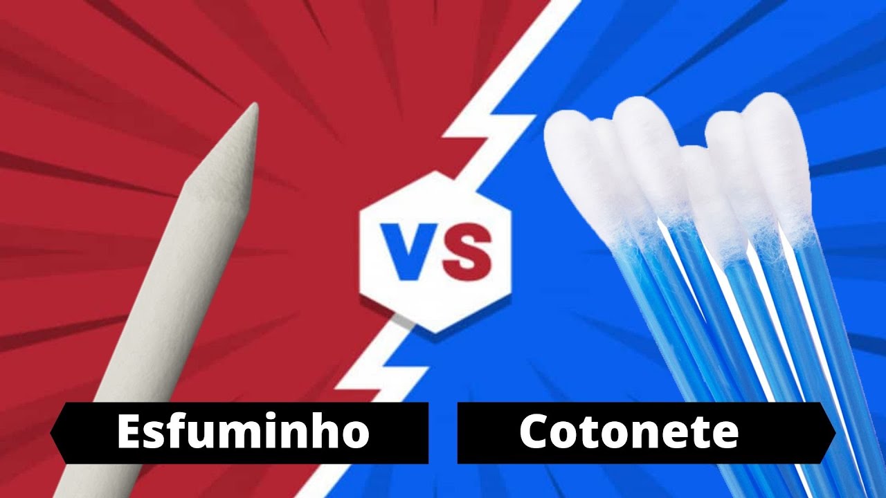 Cotonete vs Esfuminho - Dá de desenhar realista com o cotonete?