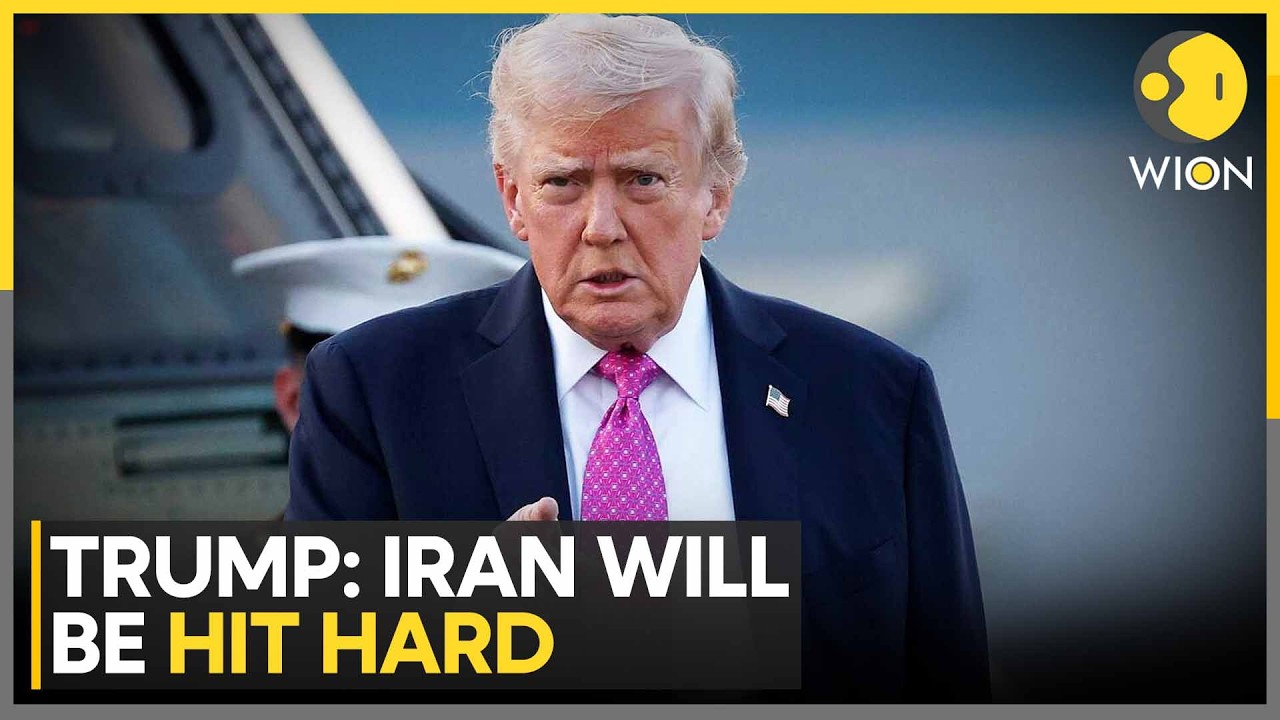 US-Iran War | US President Trump: Iran Will Be Hit Very Hard | WION