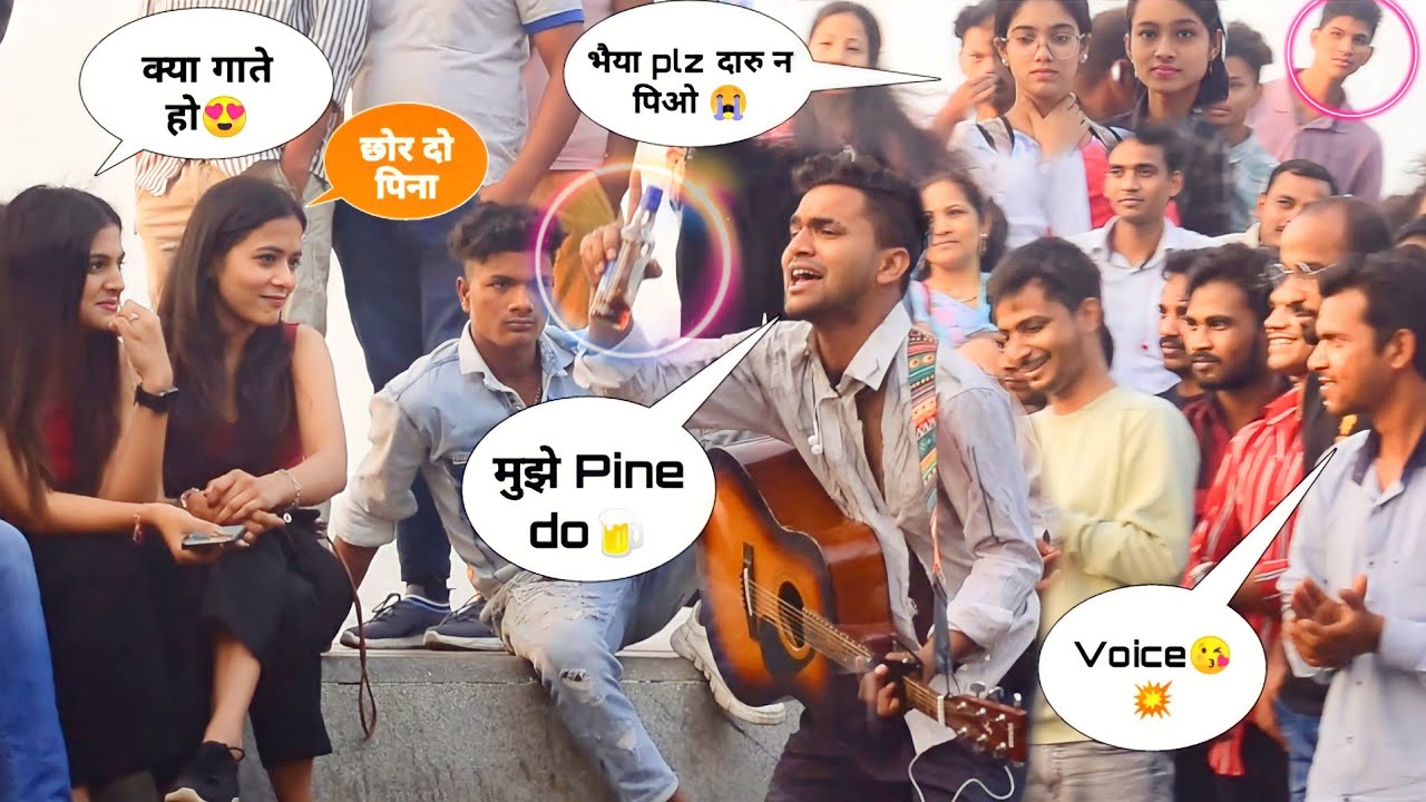 Broken Begger (भिखारी) Singing Reaction Video On Public Place  Sad Songs Mash up By @iklakhsainy