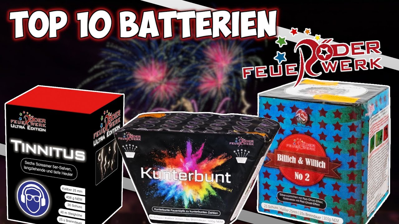TOP 10 Feuerwerksbatterien Röder Feuerwerk