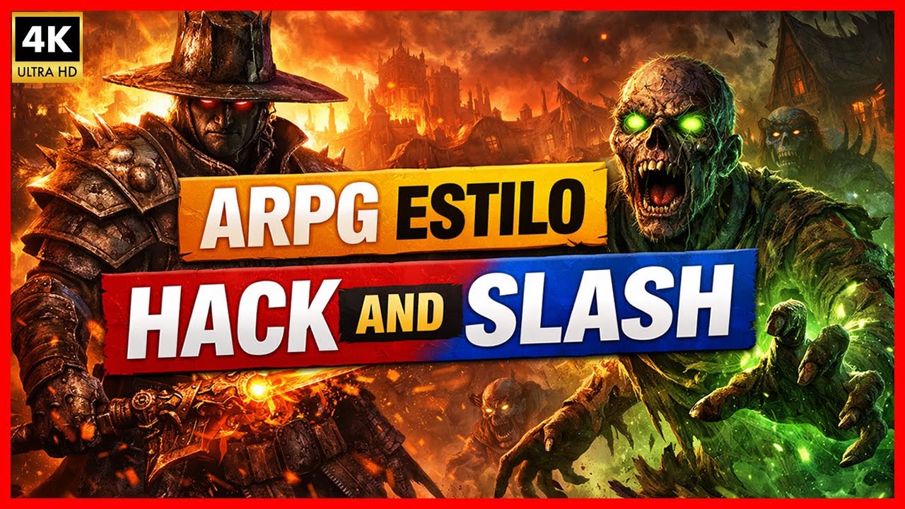 GRIM DAWN - GAMEPLAY PC (4K 60FPS) | ARPG ESTILO HACK AND SLASH