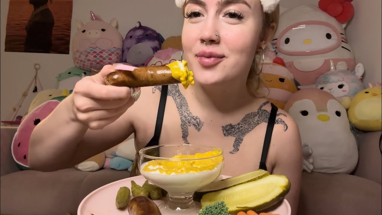 Tiffany Plate Mukbang/Asmr *разговаривает*