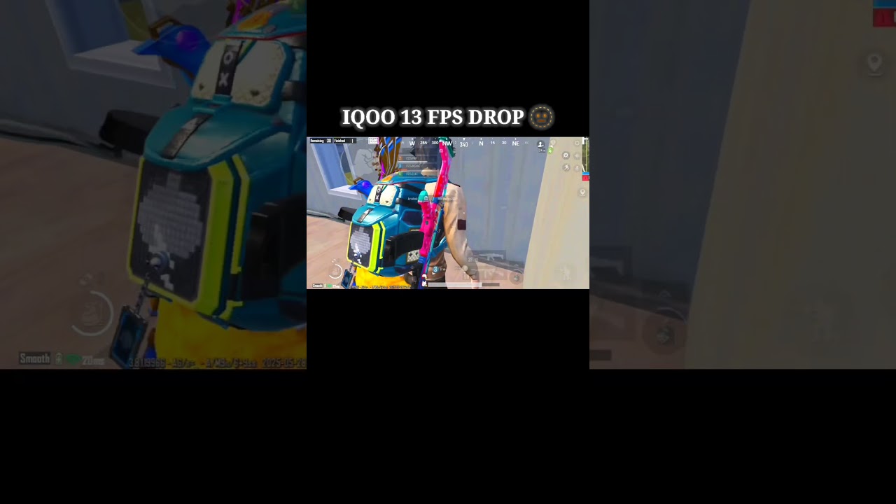 IQOO 13 FPS DROP 🙂 | COMPETITIVE LOBBY ☠️ #bgmi