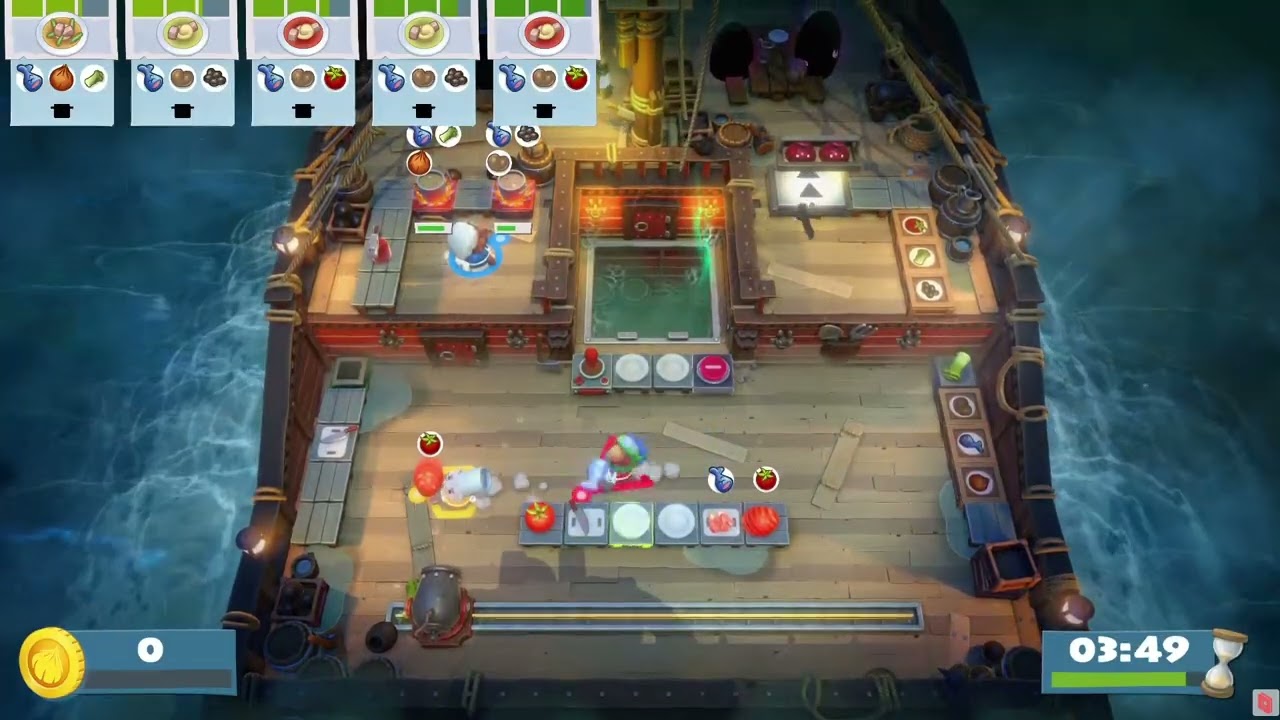 La isla volcánica - Overcooked Guarnición Extra #12