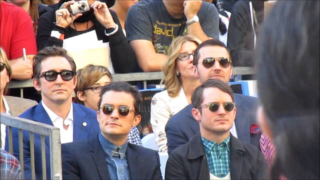 The Hobbit cast at Peter Jacksons Walk of Fame Ceremony