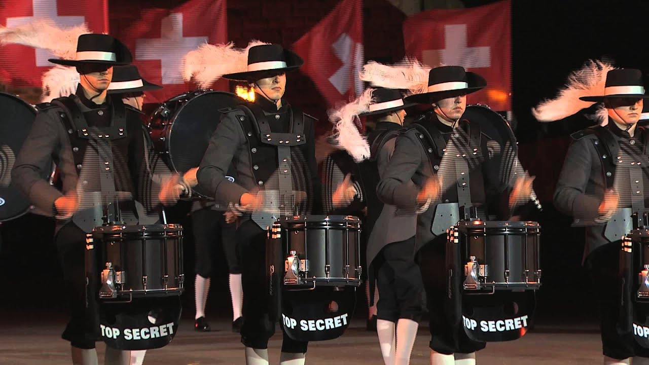 Top Secret Drum Corps @ Royal Edinburgh Military Tattoo 2015!