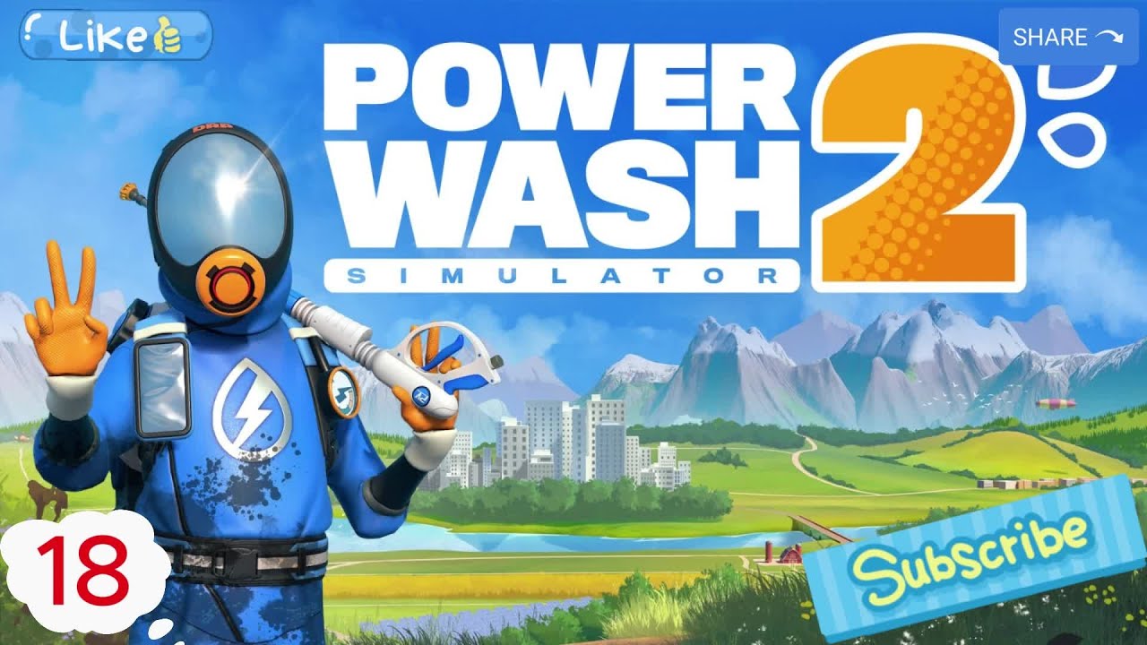 Powerwash Simulator 2 Gas station Schoonmaken DEEL 2