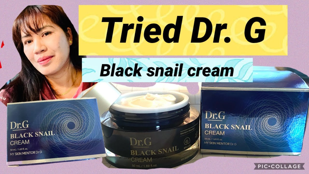 Cream From Snail ! Dr. G Black Snail Cream .