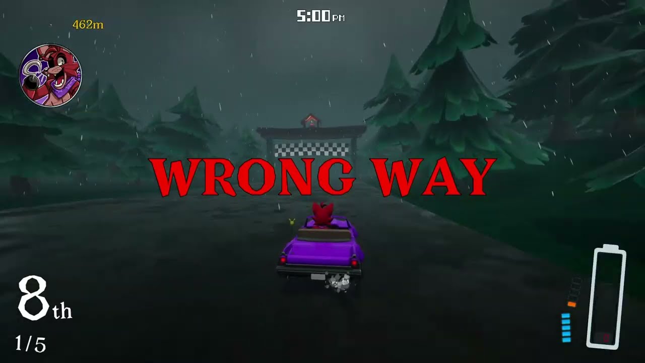Five Laps at Freddy's (Make that lap count)