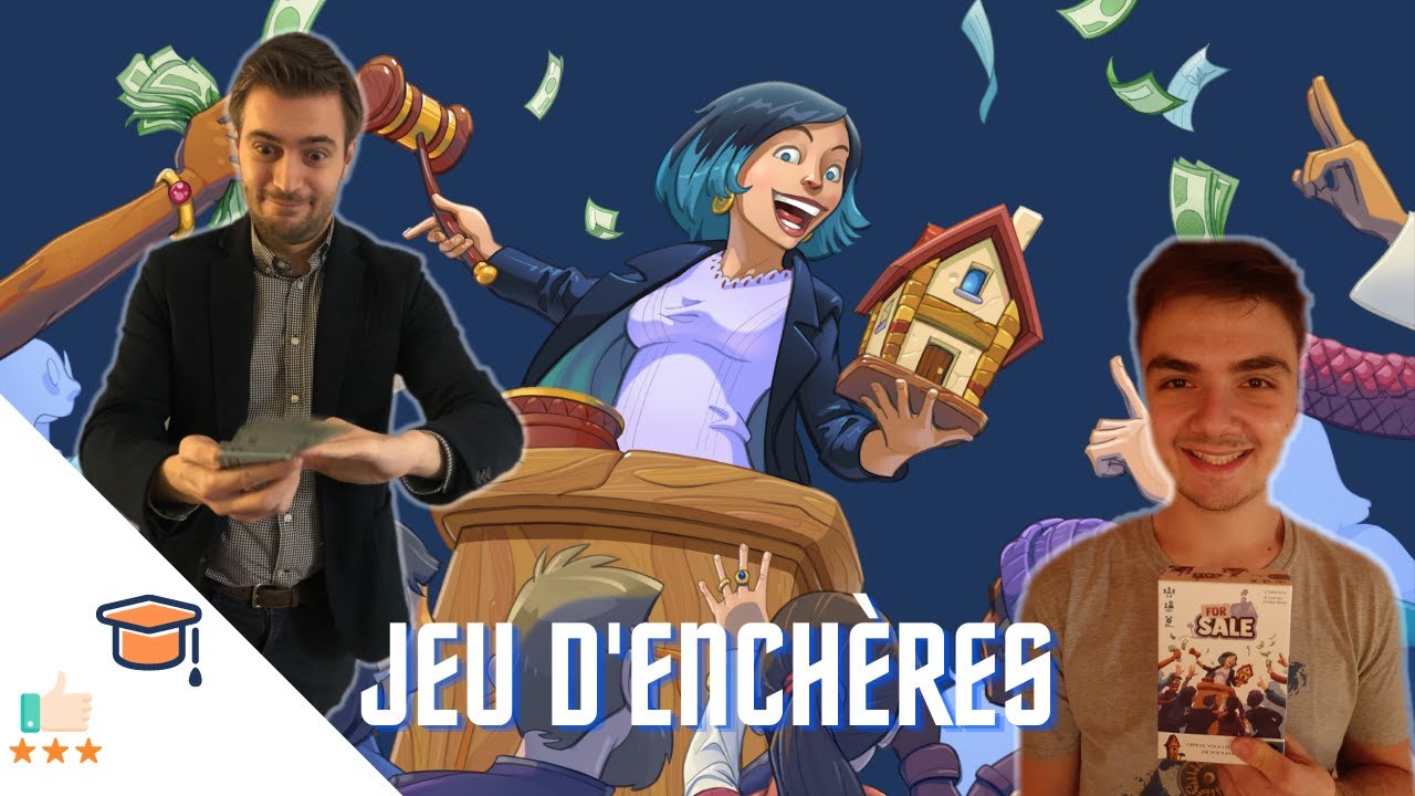 FOR SALE : Un jeu d'ench&egrave;res ouvertes et ferm&eacute;es - Les r&egrave;gles du jeu et notre avis - Revules #4