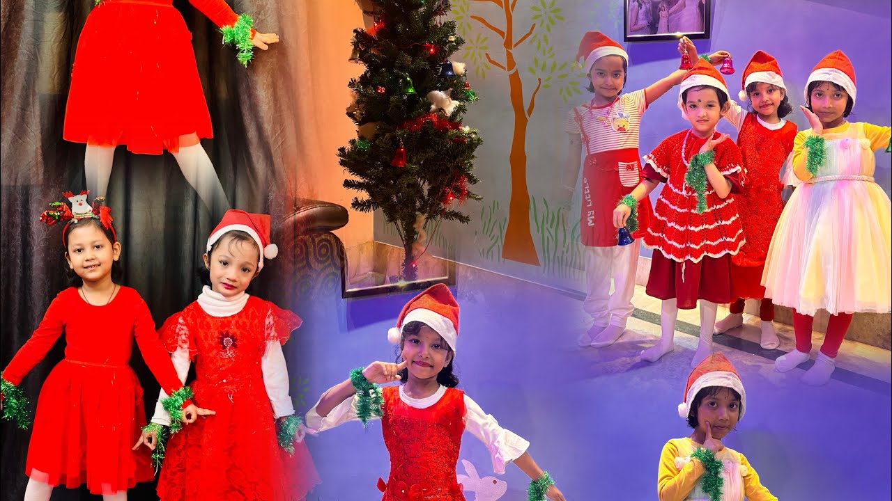 MERRY CHRISTMAS/JINGLE BELLS 🔔 DANCE BY CHHANDAM DANCE SCHOOL STUDENTS