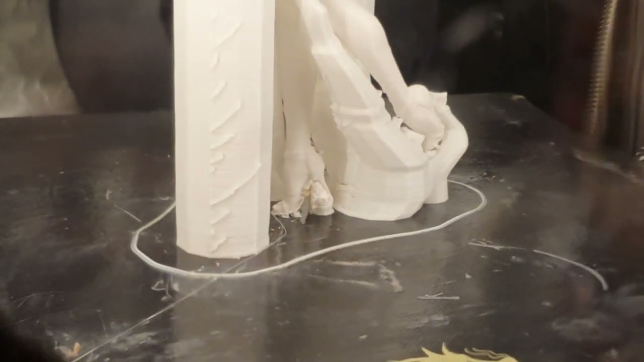 Umbrella Woman printing - almost done