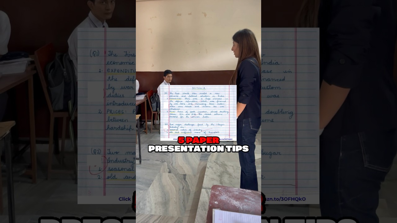Paper Presentation Tips for Board Exams😎 Get 5-8 MARKS Extra🔥#shorts #boardexam #class10