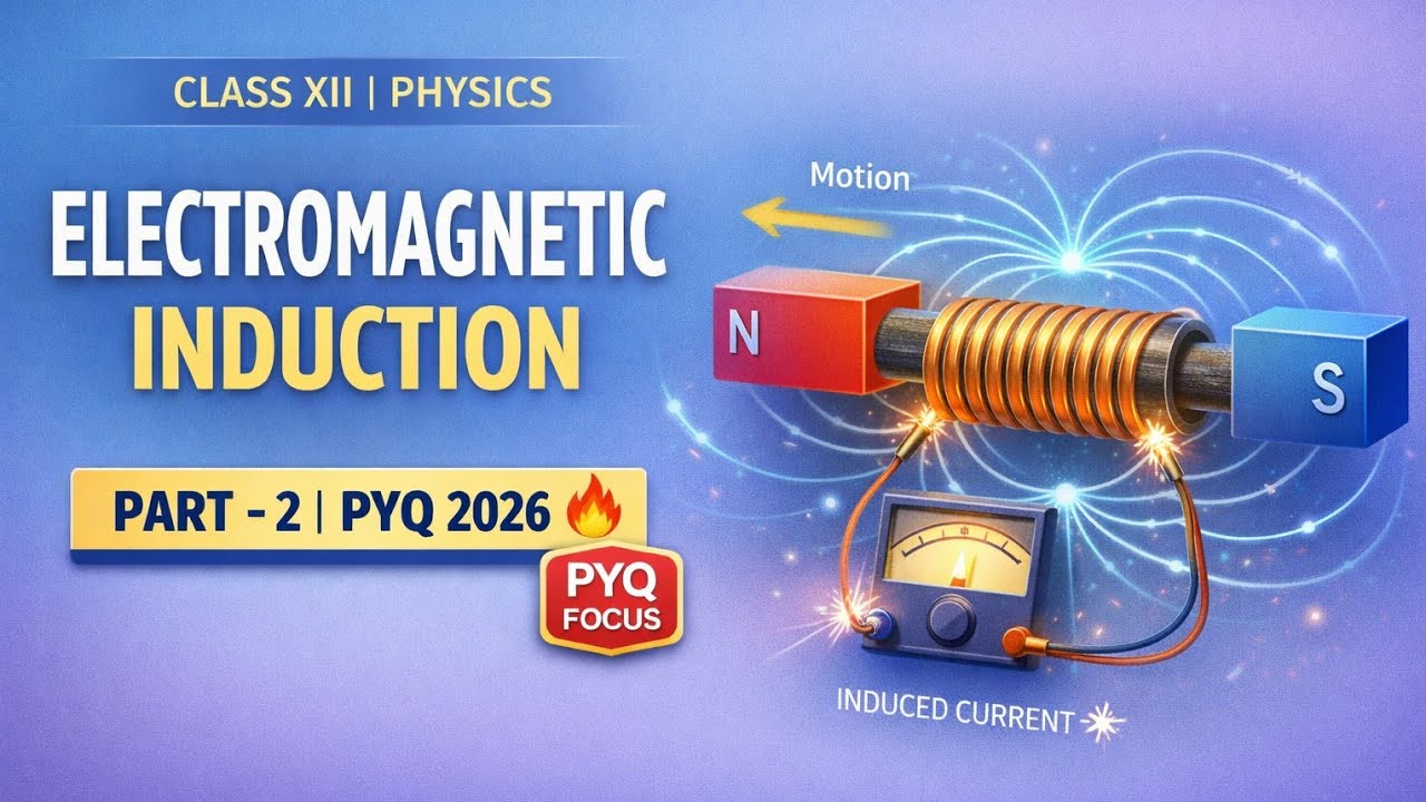 Class 12 Physics EMI PYQ 2025 | 100% Exam Oriented Questions