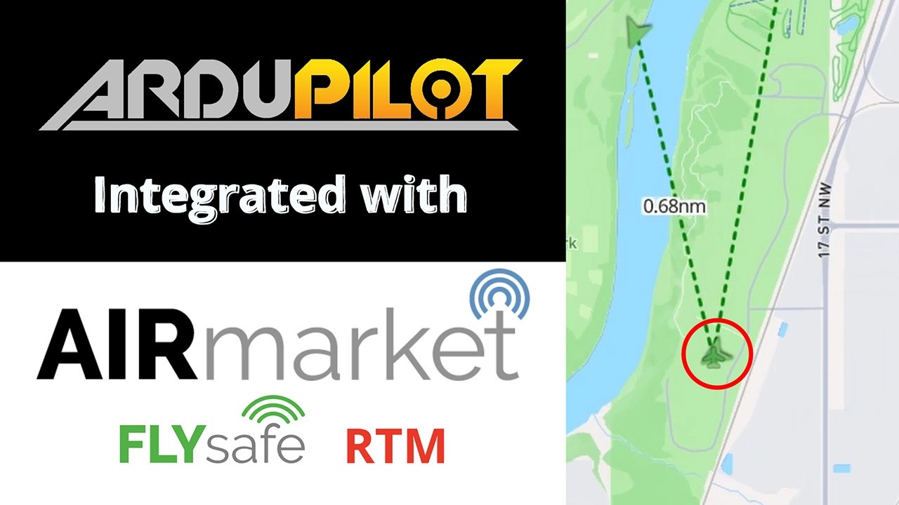 Testing AirMarket RTM integration with ArduPilot