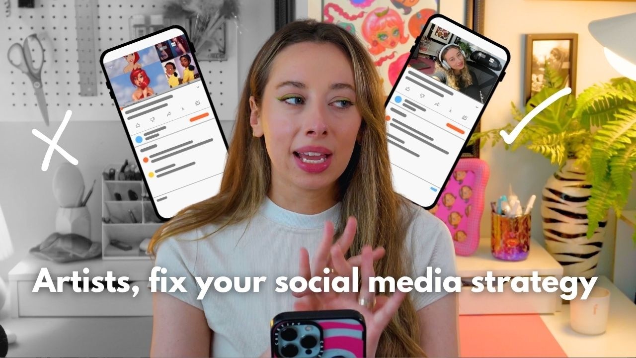 Auditing my followers' Instagram accounts 😱 (+ social media tips for artists)