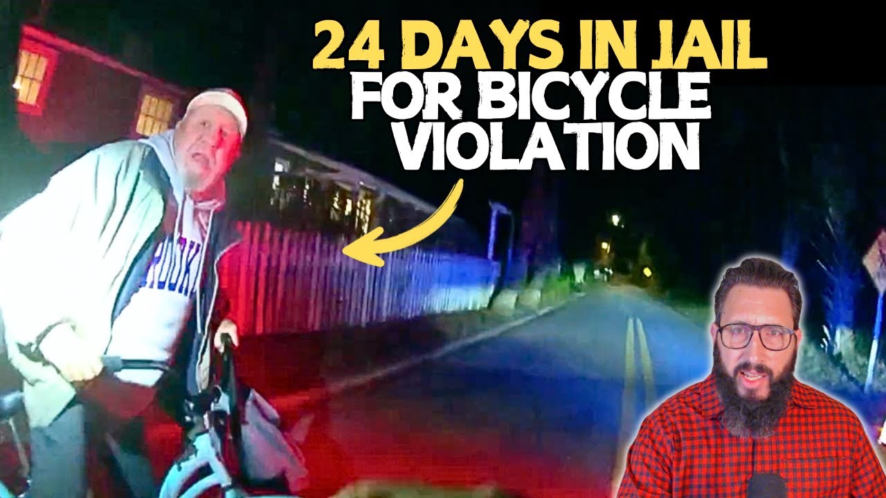 Cop Slams Disabled Senior Citizen Over Bicycle Law - Other Cops Laugh and High-Five