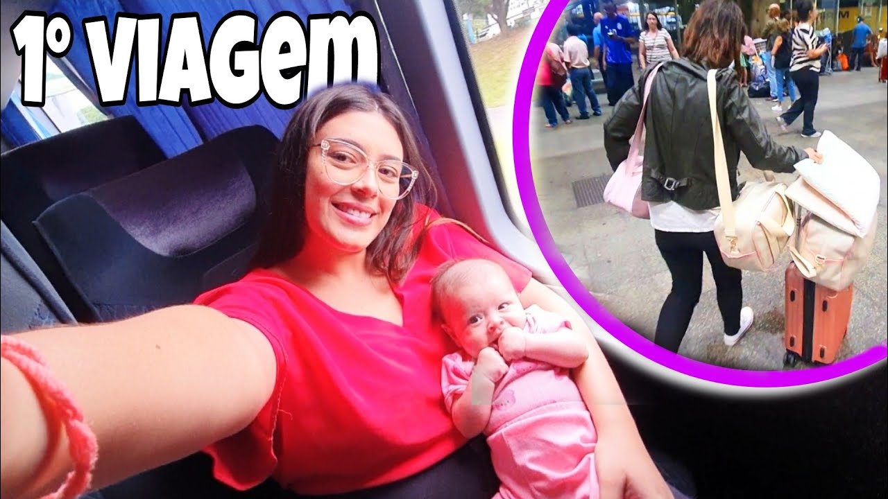 PRIMEIRA VIAGEM DE &Ocirc;NIBUS DA MINHA BEB&Ecirc; DE 2 MESES + ORGANIZANDO MALAS💖🙏| vlog um dia com a gente