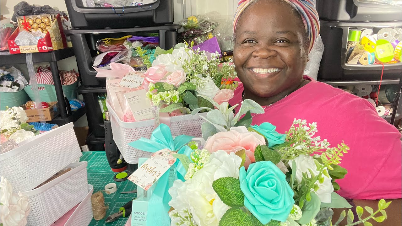 How To Take Items From The Dollar Tree & Create A High End Gift Basket!!