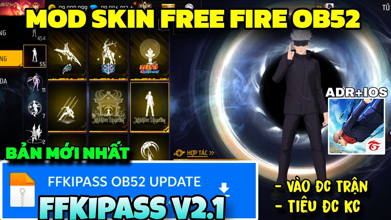 Hack FF Ob52 | FFKipass Unlock Full All Skin Ob52 Cực Vip, Ti&ecirc;u Được Kc, V&agrave;o Được Trận, Antiban ☠️