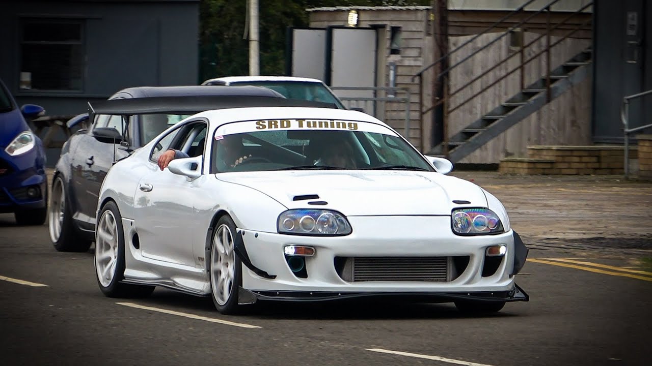 Japanese Cars Leaving JapShow Finale at Santa Pod 2024
