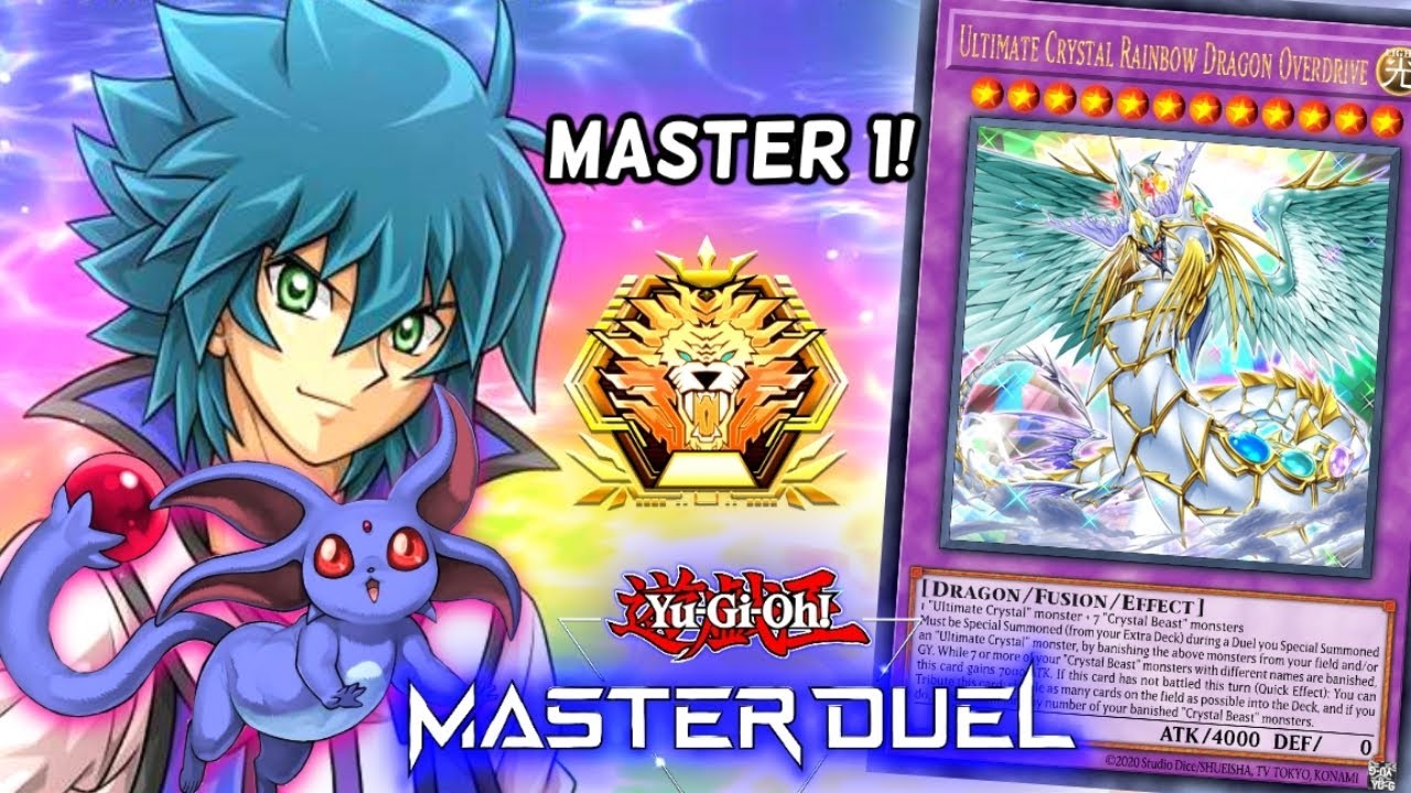MASTER 1 CRYSTAL BEAST DECK! Yu-Gi-Oh! Master Duel SEASON 27 🔥
