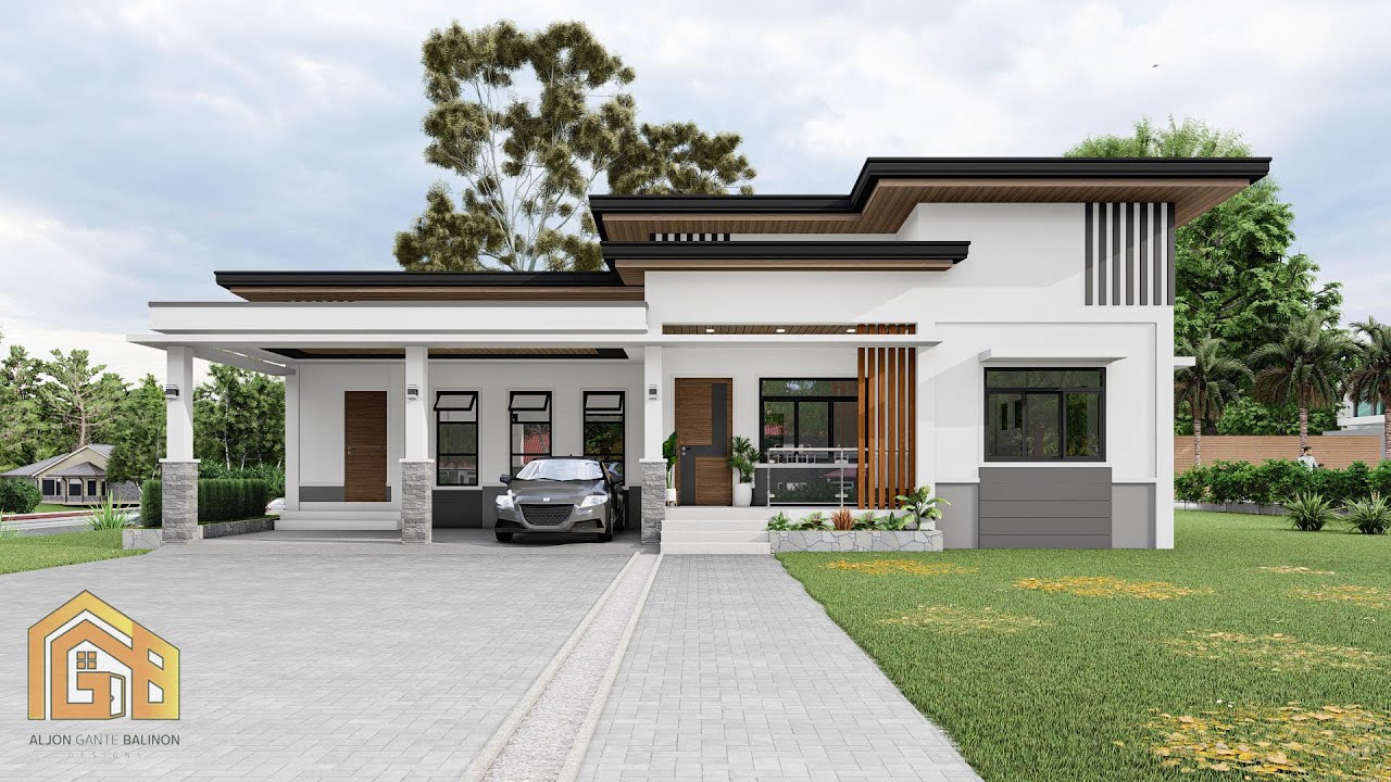 MODERN SINGLE STOREY HOUSE