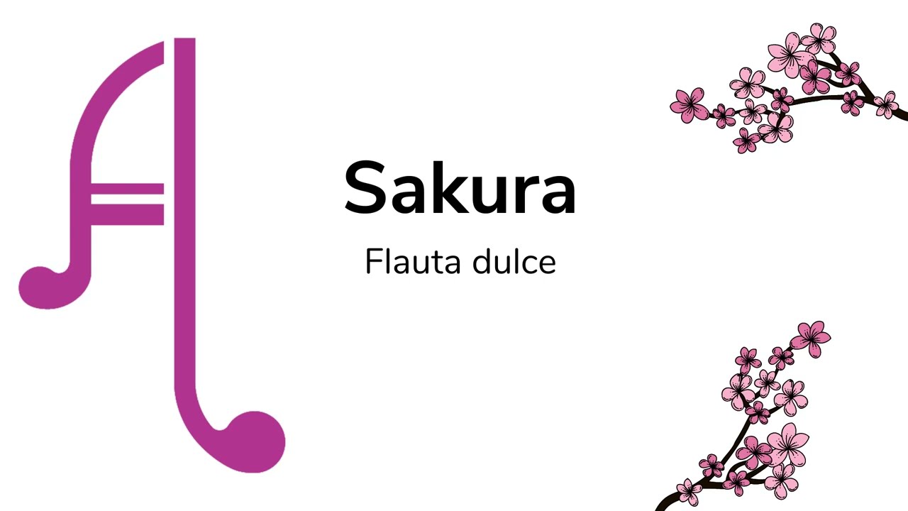 SAKURA - Flauta dulce
