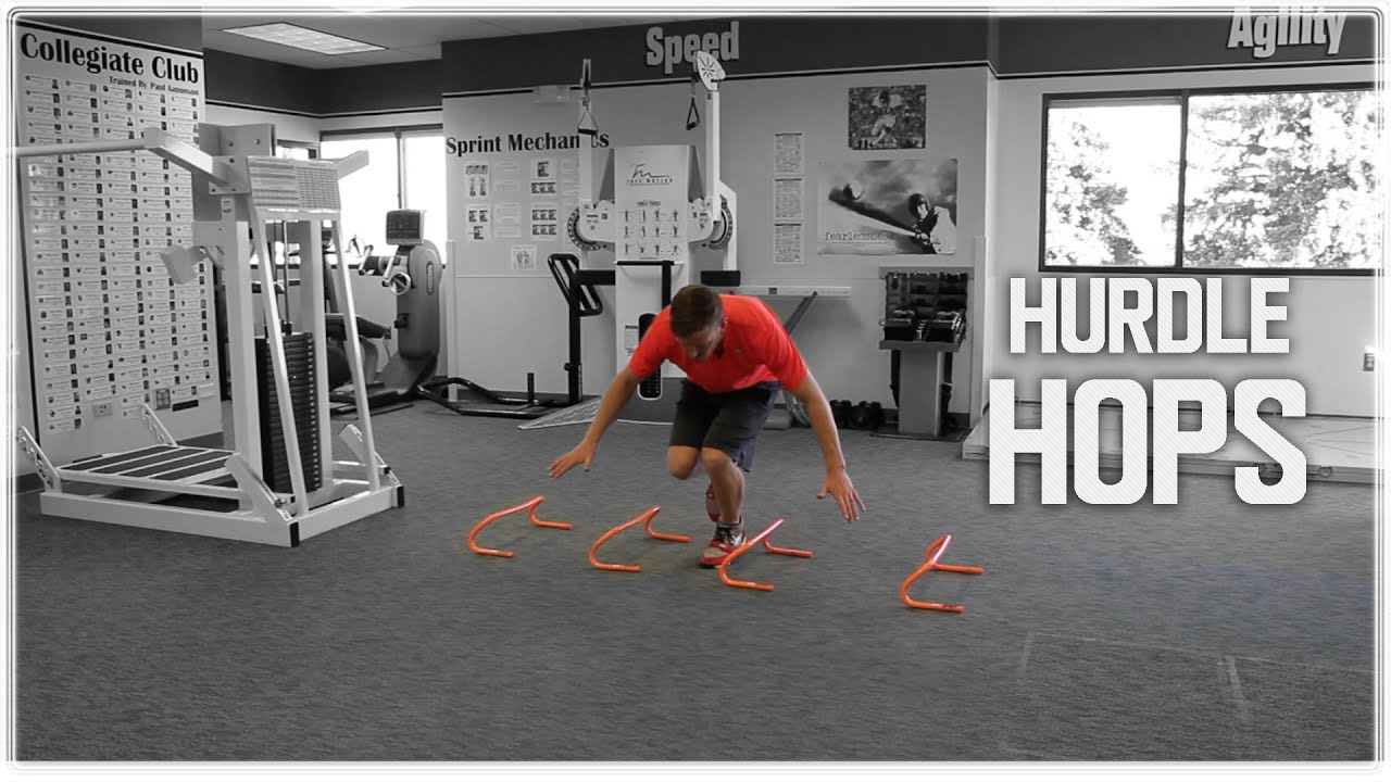 Single Leg Mini-Hurdle Hop | Balance & Plyometric Workout