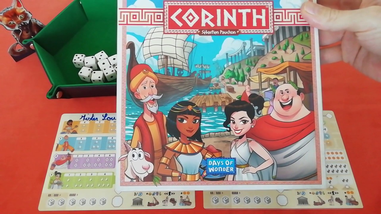 Une partie de Corinth (2 joueurs)
