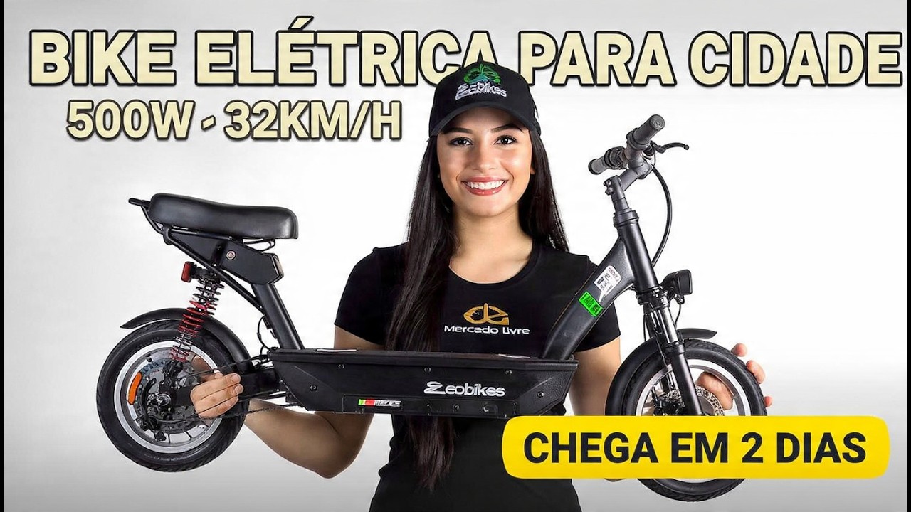 Bicicleta Elétrica Ecobikes 500W Vale a Pena? 32km/h, Sem CNH  Até 30km de Autonomia Review Completo