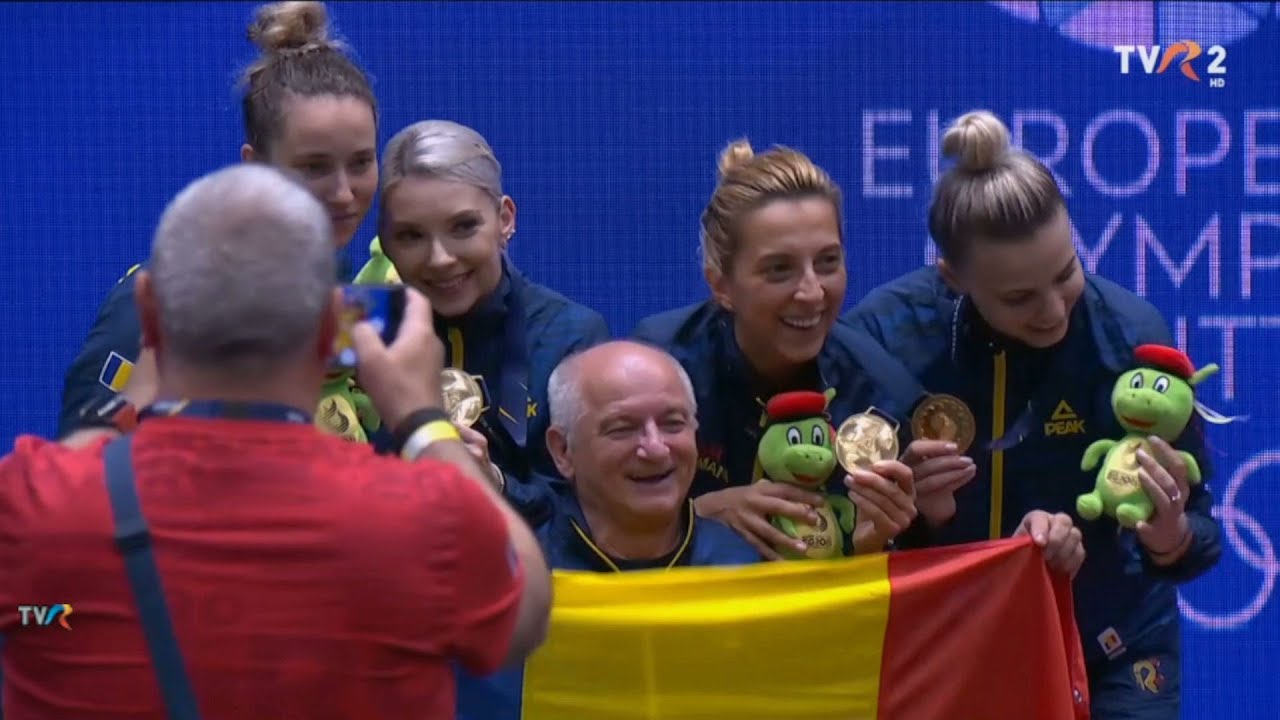 Imnul României pentru echipa feminină de tenis de masă a României la JE 2023