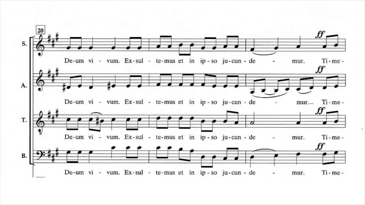 Ubi Caritas - Ola Gjeilo - Soprano 1