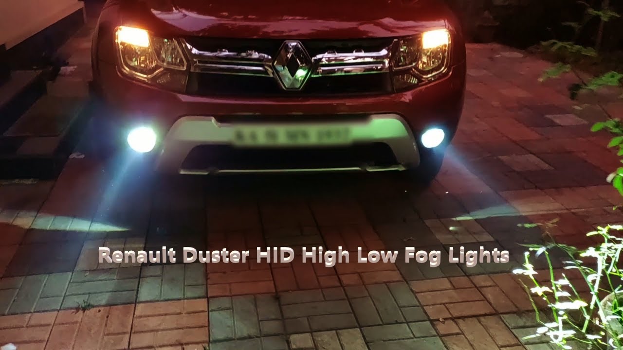 Renault Duster HID High Low Fog Lights