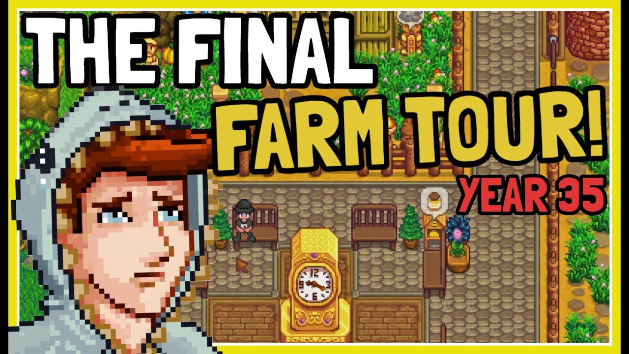 My Year 35 Finished End Game FARM TOUR in Stardew Valley!