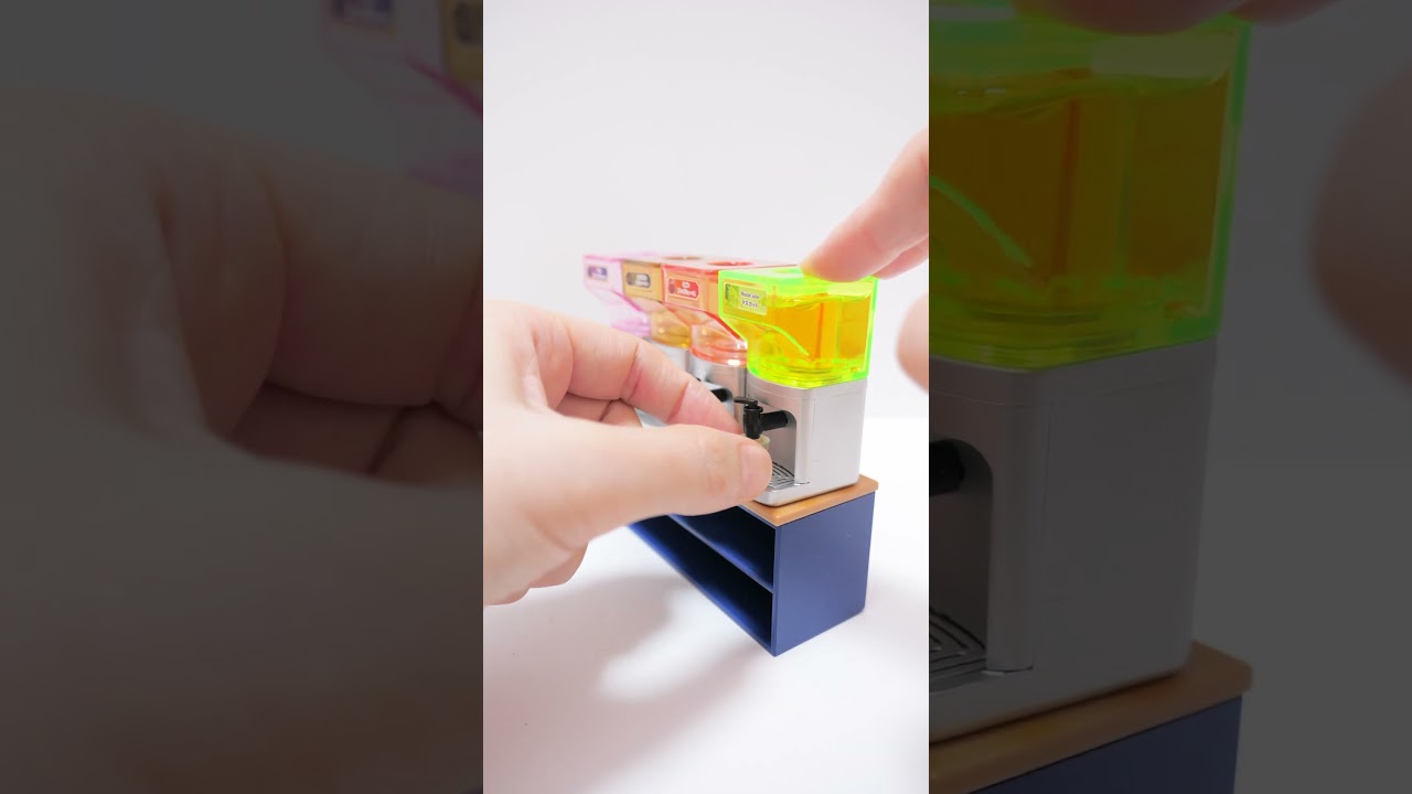 【検証】何杯飲める？ミニチュアドリンクバー #Shorts #ガチャガチャ