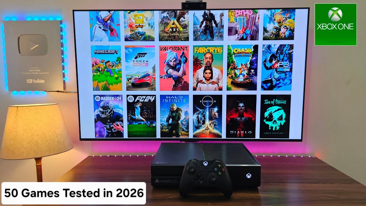 XBOX ONE FAT 50 Games Tested in 2026