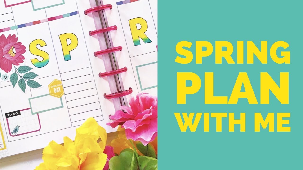 Plan With Me // Classic Happy Planner // First week of SPRING! 2020