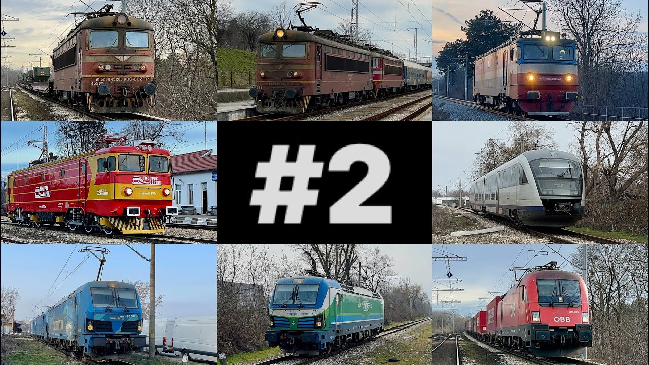[4K] Trainspotting I Episode 2 (BDZ, PIMK, DB, Desiro, RCC, Smartrons, Taurus, Skoda and others) 🚂🛤️