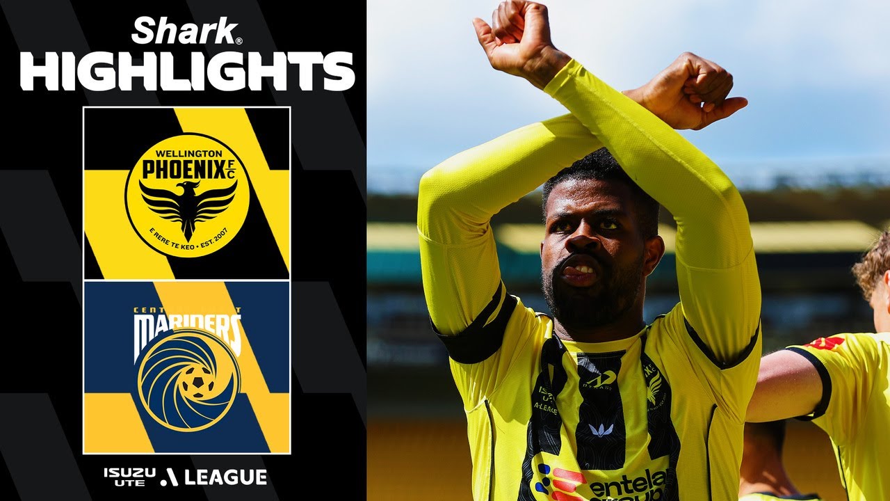 Wellington Phoenix v Central Coast | SHARK HIGHLIGHTS | Isuzu UTE A-League 2025-26 | Round 9