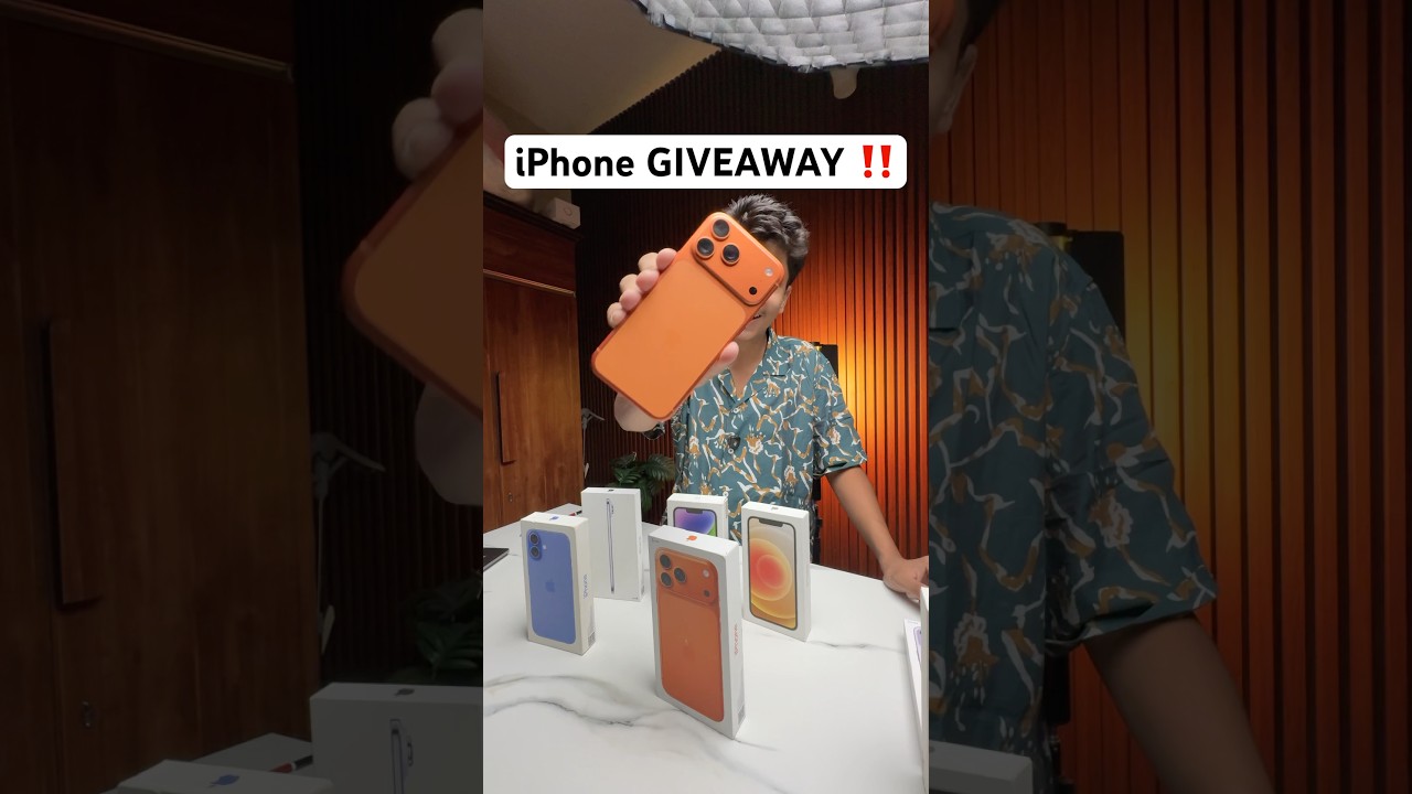Steps in pinned comment #giveaway #giveaways #tech #iphone #apple #iphone17 #shorts