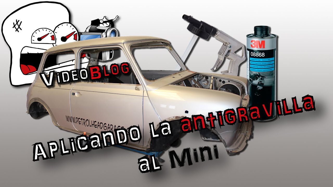 Restauración del Mini #7 - Cómo aplicar la antigravilla a los bajos | (En español)